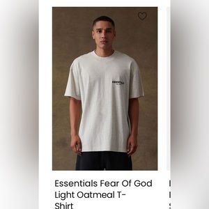Essentials Fear Of God
Light Oatmeal T-Shirt
